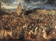 Pieter Bruegel Christ Carring the Cross oil painting artist